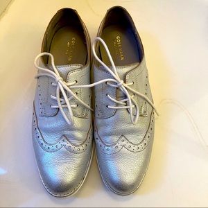 Cole Hahn ZeroGrand Silver Wingtips